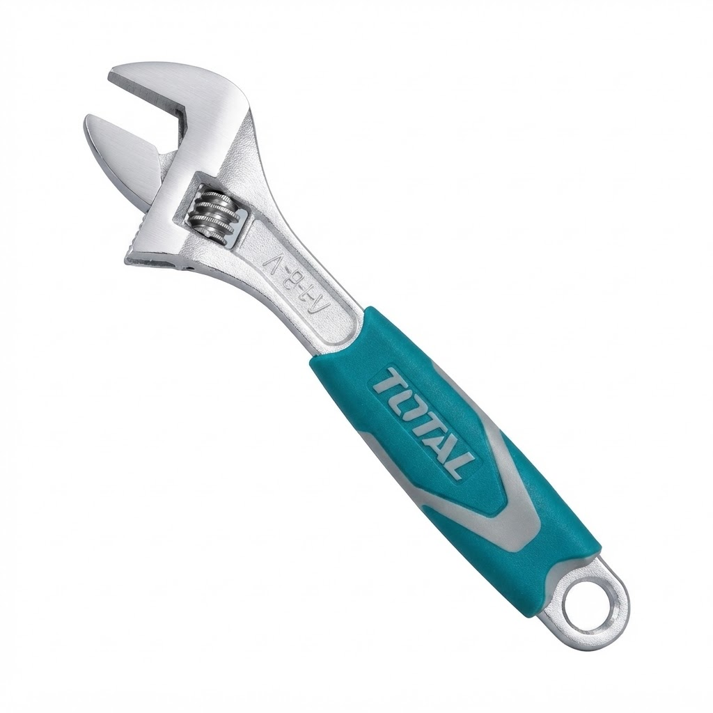 Llave ajustable Total 8" mango bimaterial